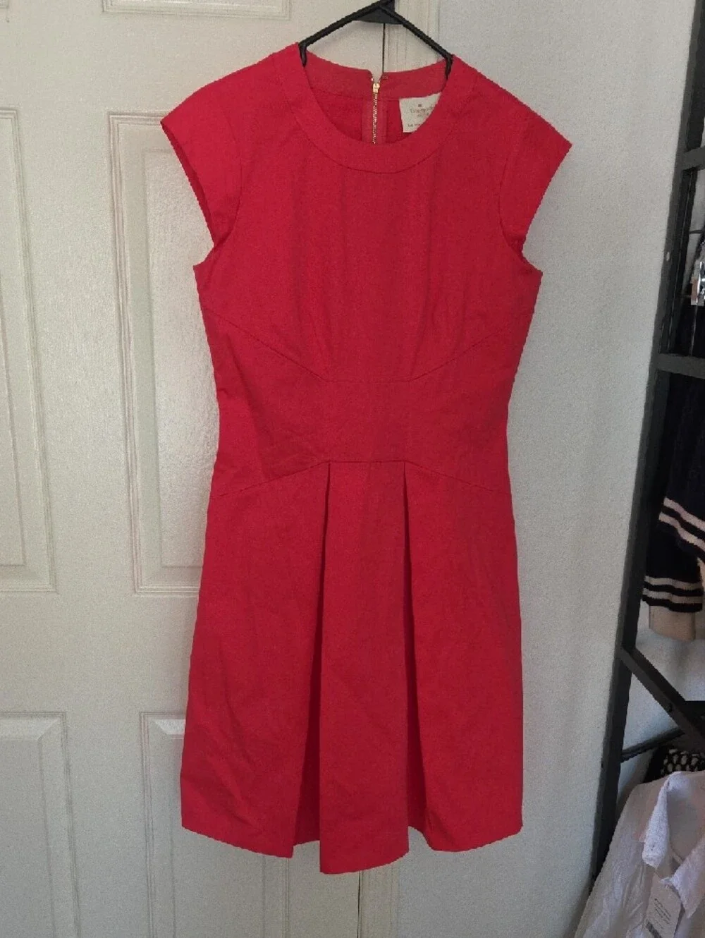 Kate Spade Sleeveless Hot Pink Fit & Flare Dress Size 8
